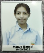 <b Class=kkb><big>Manya Bansal</big><BR><I>12th Sci. A</I></b>